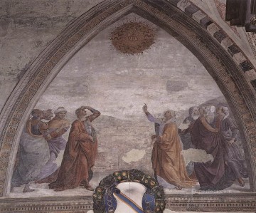 Encuentro De Augusto Y La Sibila Renacimiento Florencia Domenico Ghirlandaio Pinturas al óleo